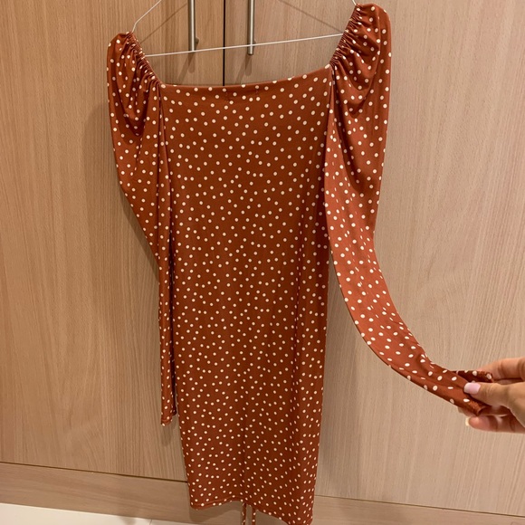 PLT POLKA DOT DRESS - Picture 3 of 4